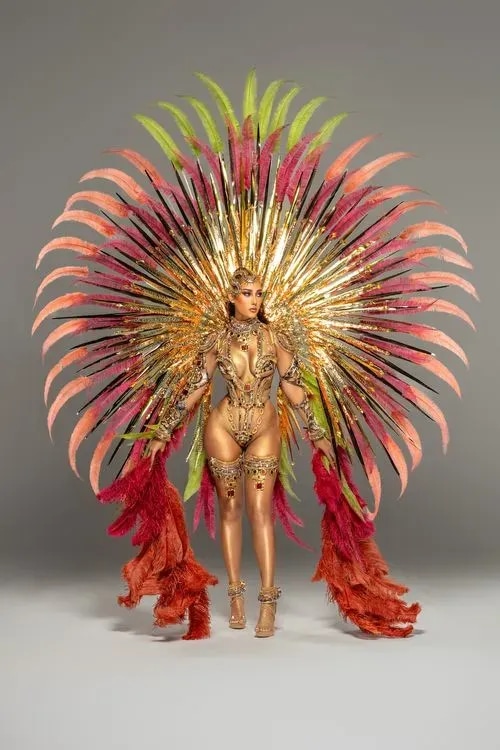 fortress Monokini with XLarge Backpack & Tail in Spirit Mas, trinidad-carnival - 2025